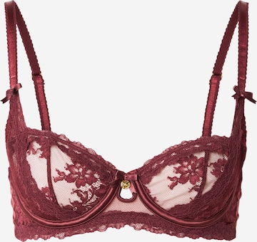 Balconnet Soutien-gorge 'CARISSA' Boux Avenue en rouge : devant