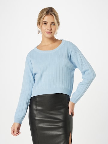 PIECES Sweater 'NATALI' in Blue: front