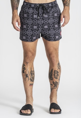 Gianni Kavanagh Board Shorts in Black: front