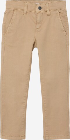 s.Oliver Slimfit Bukse i beige: forside