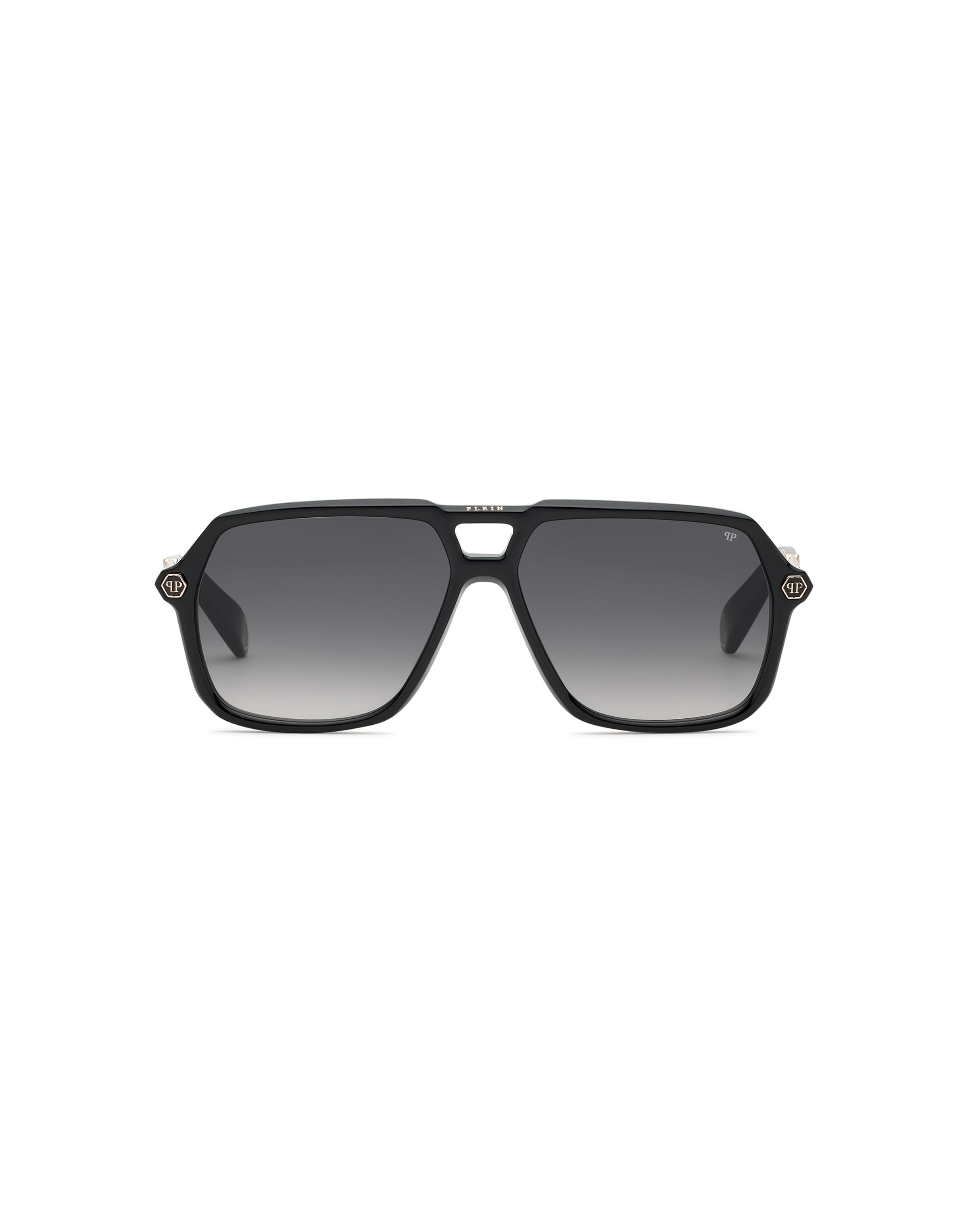 Occhiali da sole 'Hexagon Stud' di Philipp Plein in nero