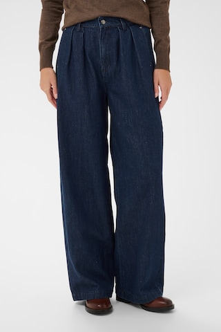 SAINT TROPEZ Wide leg Jeans 'SZNadya' in Blauw: voorkant