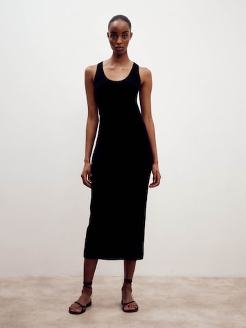 ABOUT YOU x Marie von Behrens Knitted dress 'Vicky' in Black