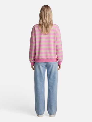 salzhaut Sweatshirt 'Dickedauer' in Pink: back