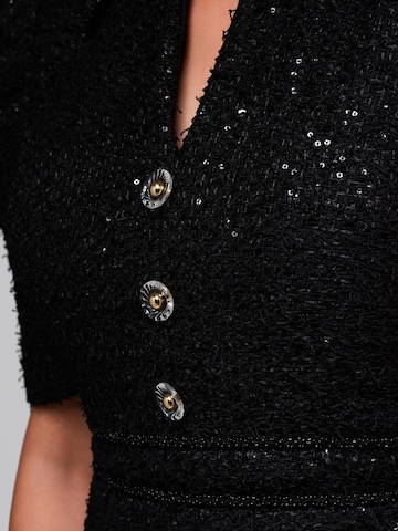 Robe de soirée Ombre en noir