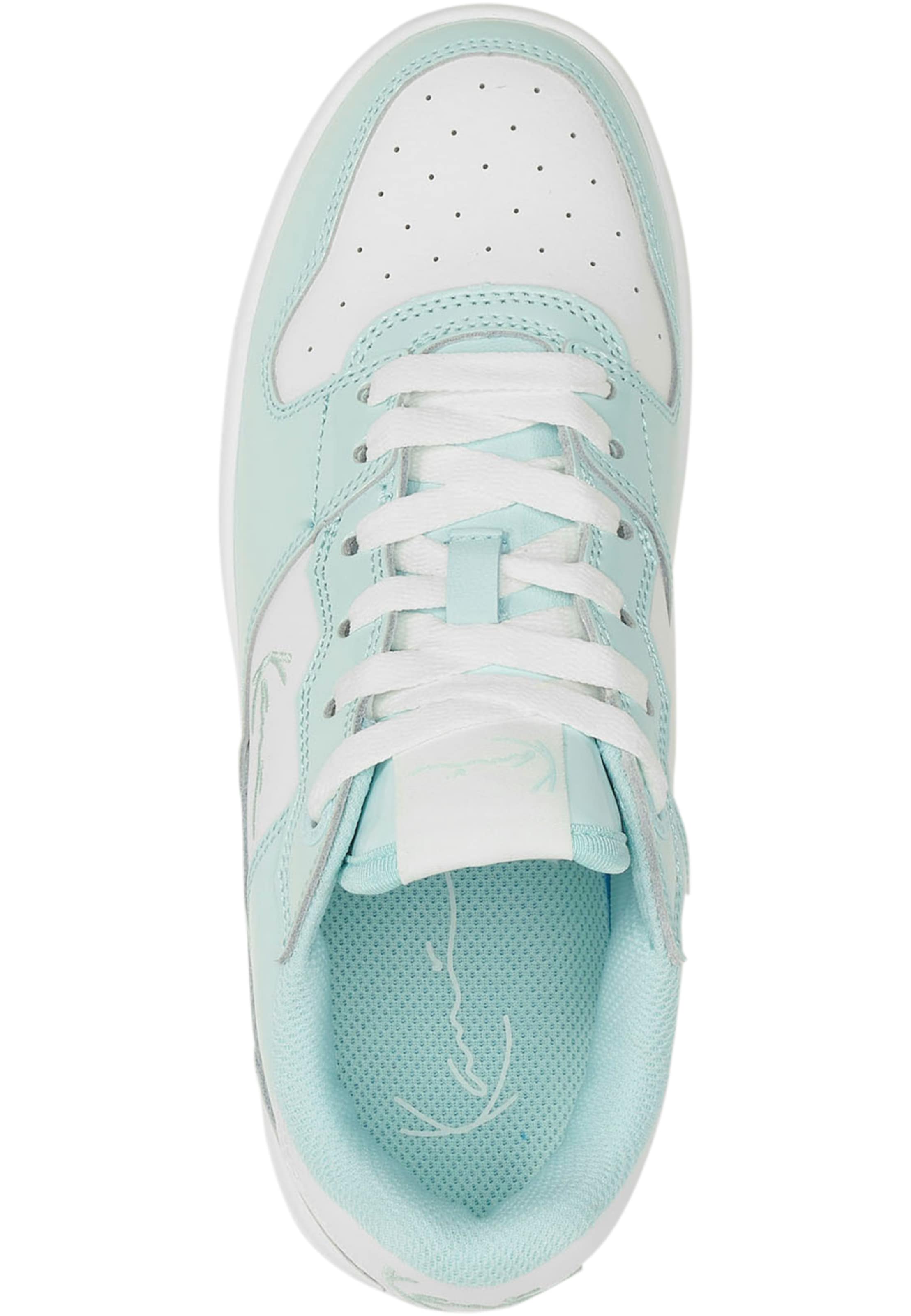 Karl Kani Platform trainers in Green