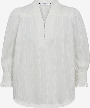 Camicia da donna 'Emma' di co'couture in bianco: frontale