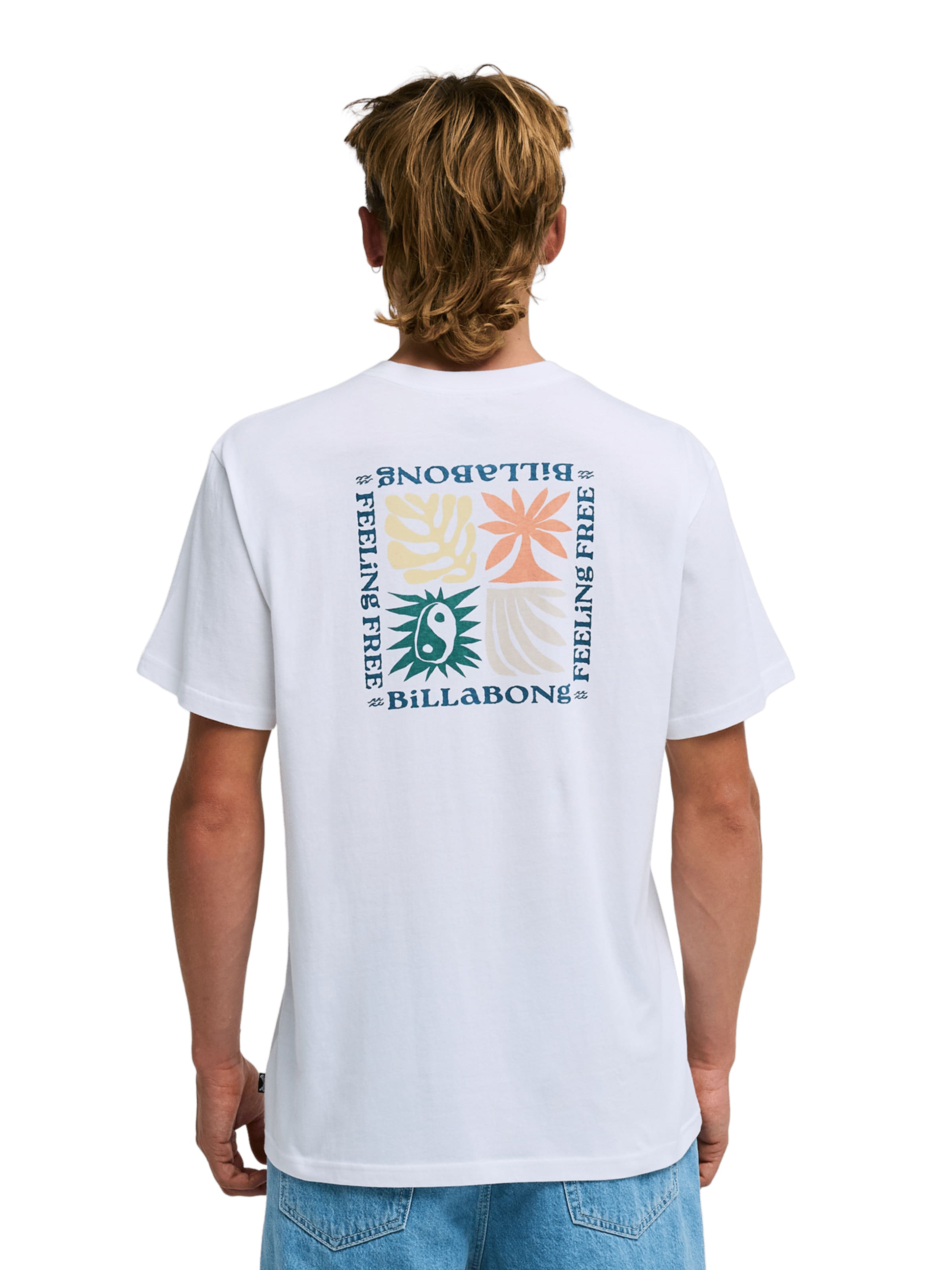 BILLABONG T-shirt 'Surge' i vit: framsida