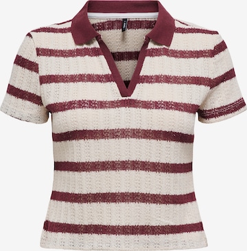 Tricou 'ONLHALIA' de la Only Petite pe alb: față