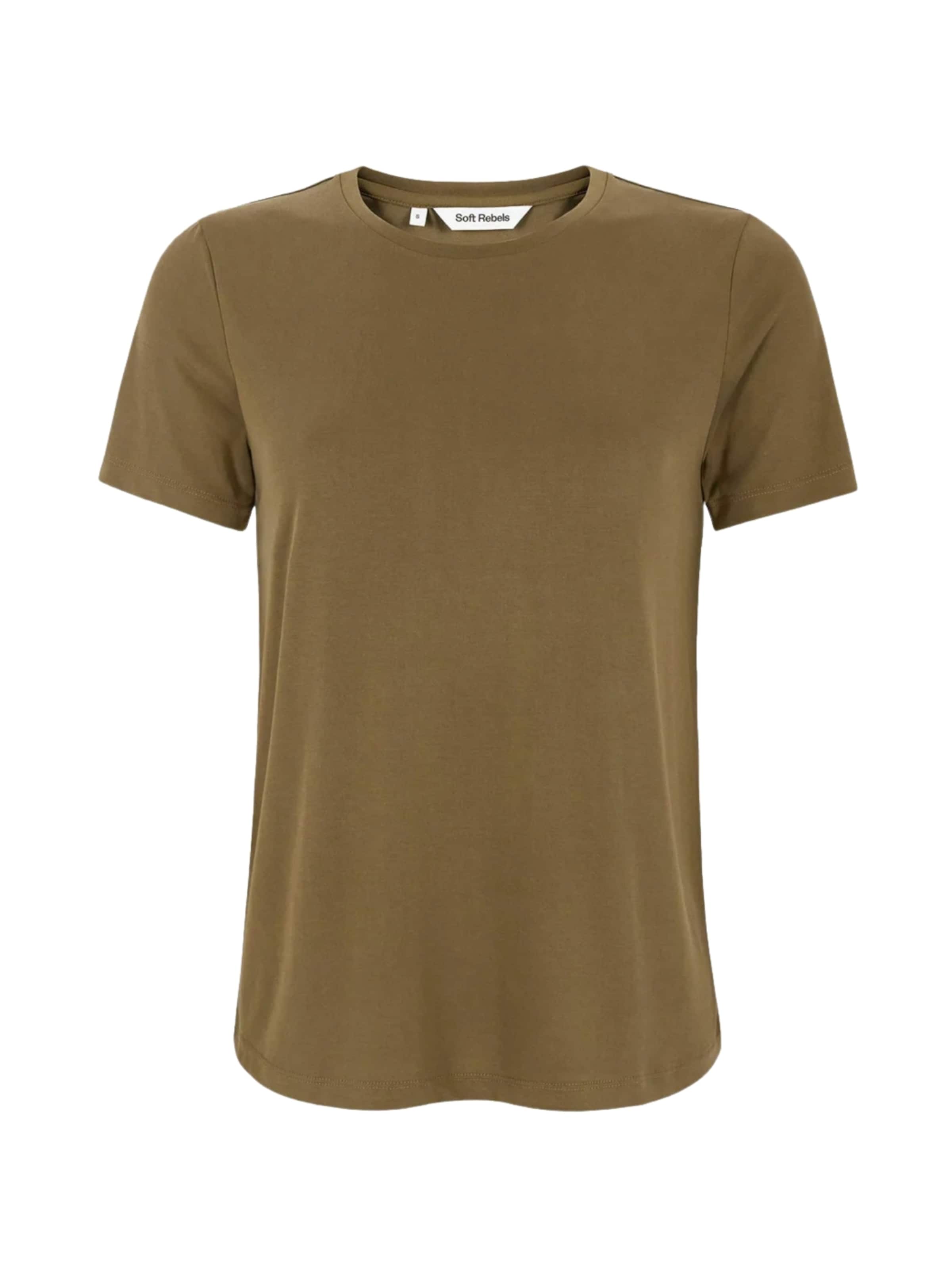Soft Rebels - Top ' Ella ' en marrón: frente