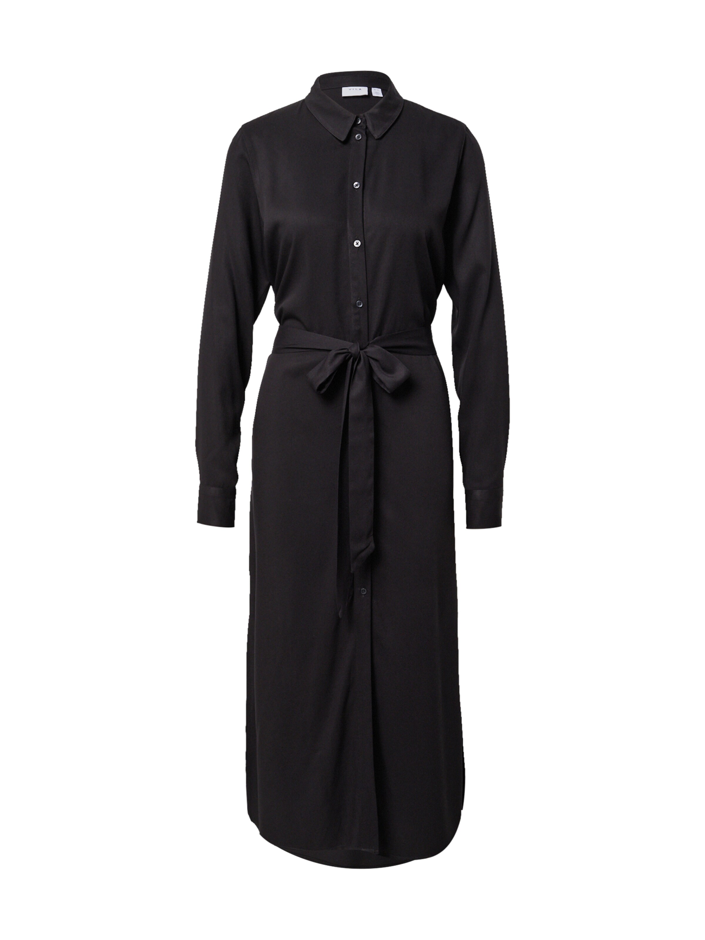 VILA Blusenkleid 'Morose' in Schwarz: Vorderseite