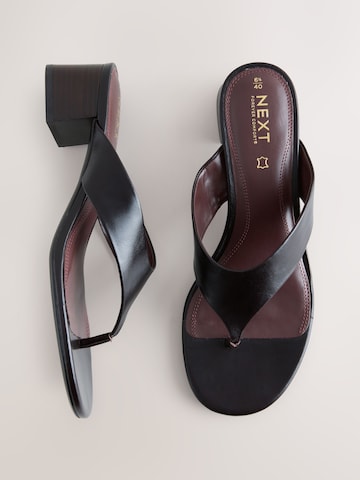 Next - Sandalias de dedo 'Forever Comfort' en negro