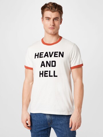 Nudie Jeans Co T-Shirt 'Roy' in Weiß: Vorderseite