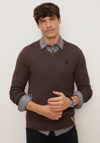 Man's World Pullover in Braun: Vorderseite