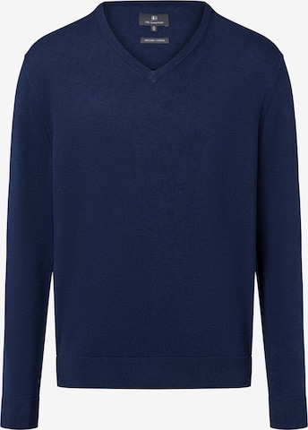 Pull-over Nils Sundström en bleu : devant