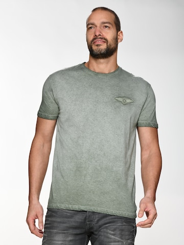 TOP GUN Shirt in Green: front