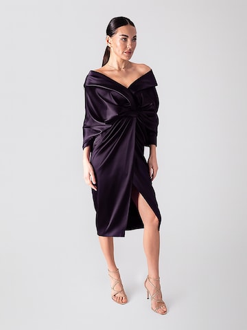acob a porter Evening Dress in Purple: front