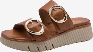 Mule Tamaris en marron : devant