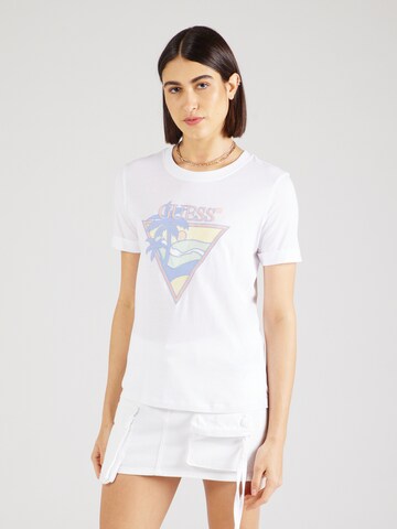 GUESS Shirt in White: front