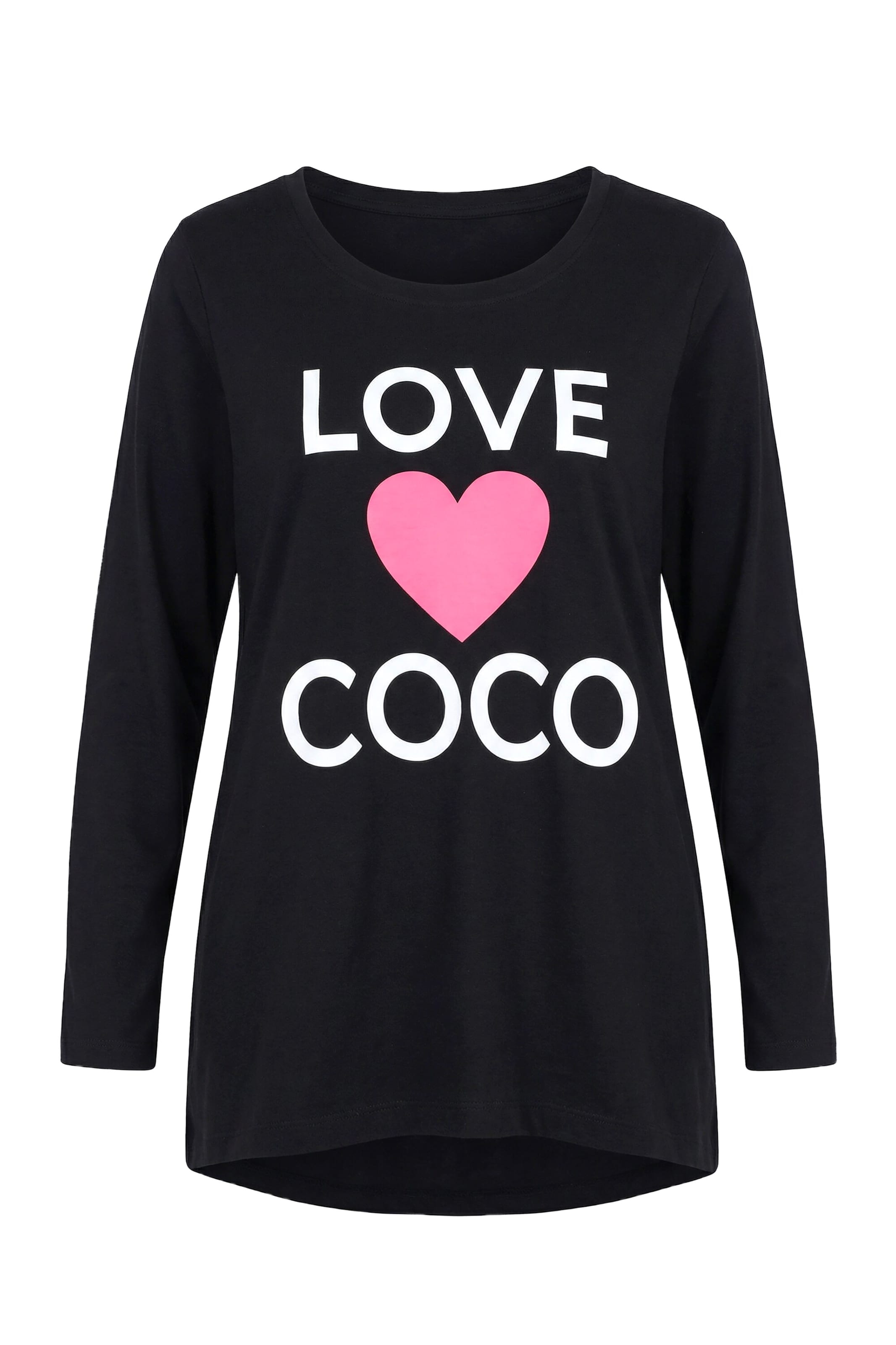 MIAMODA Shirt in Zwart: voorkant