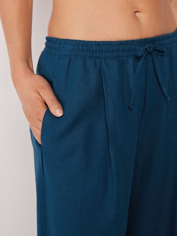 CALZEDONIA Wide leg Pants 'Palazzo' in Blue