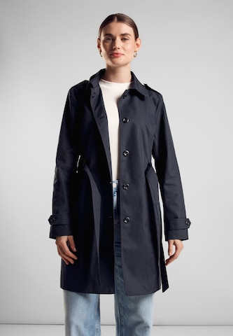 STREET ONE Between-Seasons Coat in Blue
