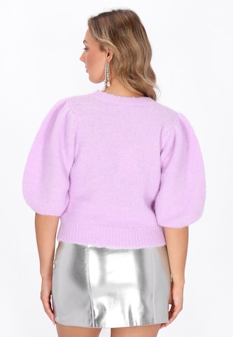 faina Πουλόβερ σε λιλά