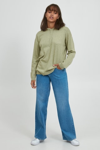 PULZ Jeans Sweater 'PZSARA' in Green