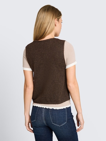 TOM TAILOR DENIM Weste in Braun