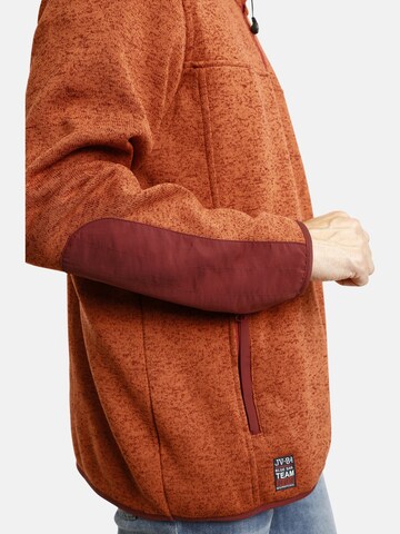 Jan Vanderstorm Fleece-Sweatshirt ' Daube ' in Orange