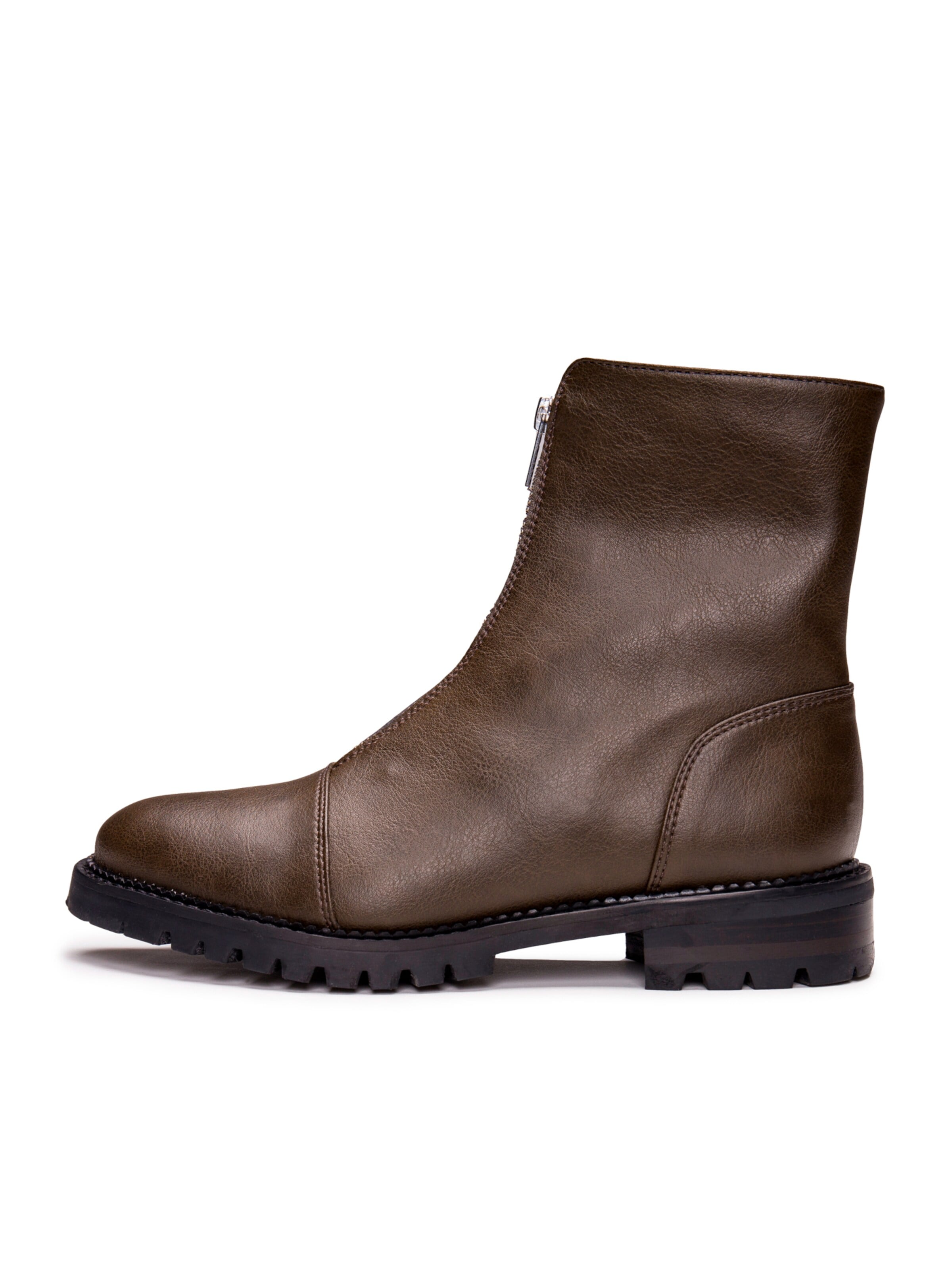 nae Vegan Shoes Botki 'Tecla' w kolorze zielony: przód