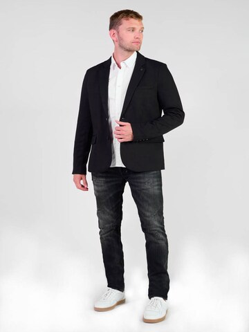Coupe regular Veste de costume 'SAREL' Le Temps Des Cerises en noir