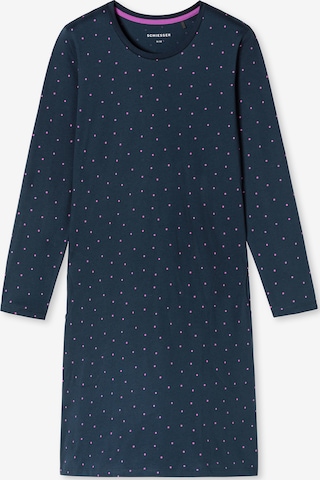 Chemise de nuit ' Casual Essentials ' SCHIESSER en bleu : devant