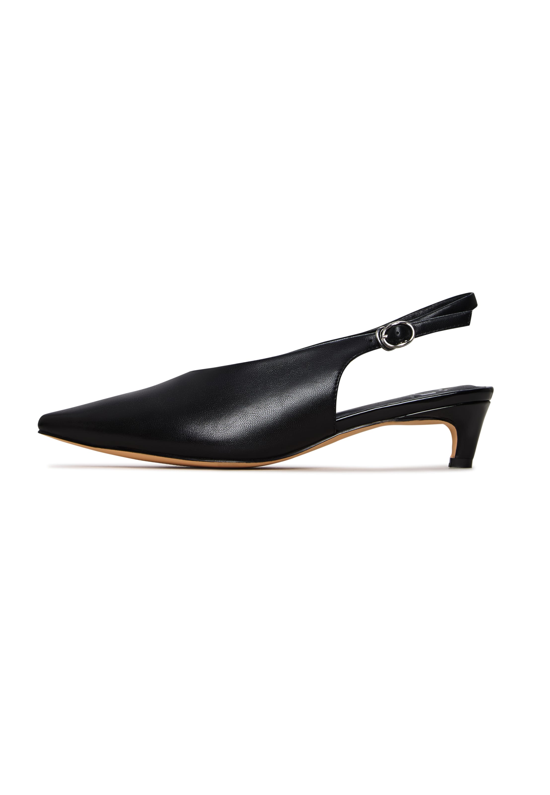 CESARE GASPARI Slingback pumps in Black: front