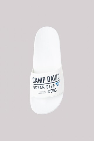 CAMP DAVID Beach Pantolette in Weiß