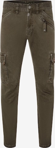 TIMEZONE Cargo Pants 'Roger' in Green: front