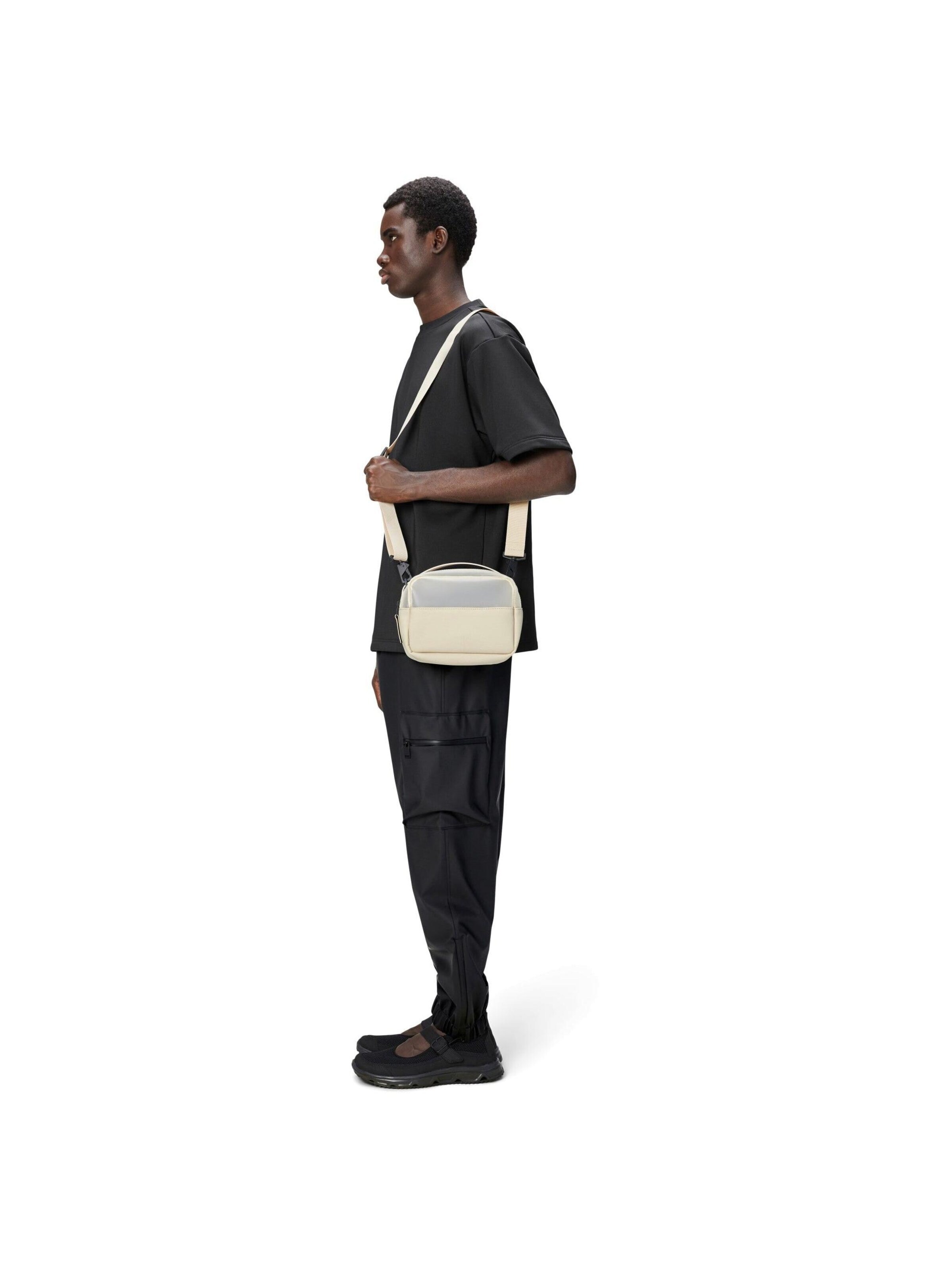 RAINS Umhängetasche 'Split'‌ in Beige