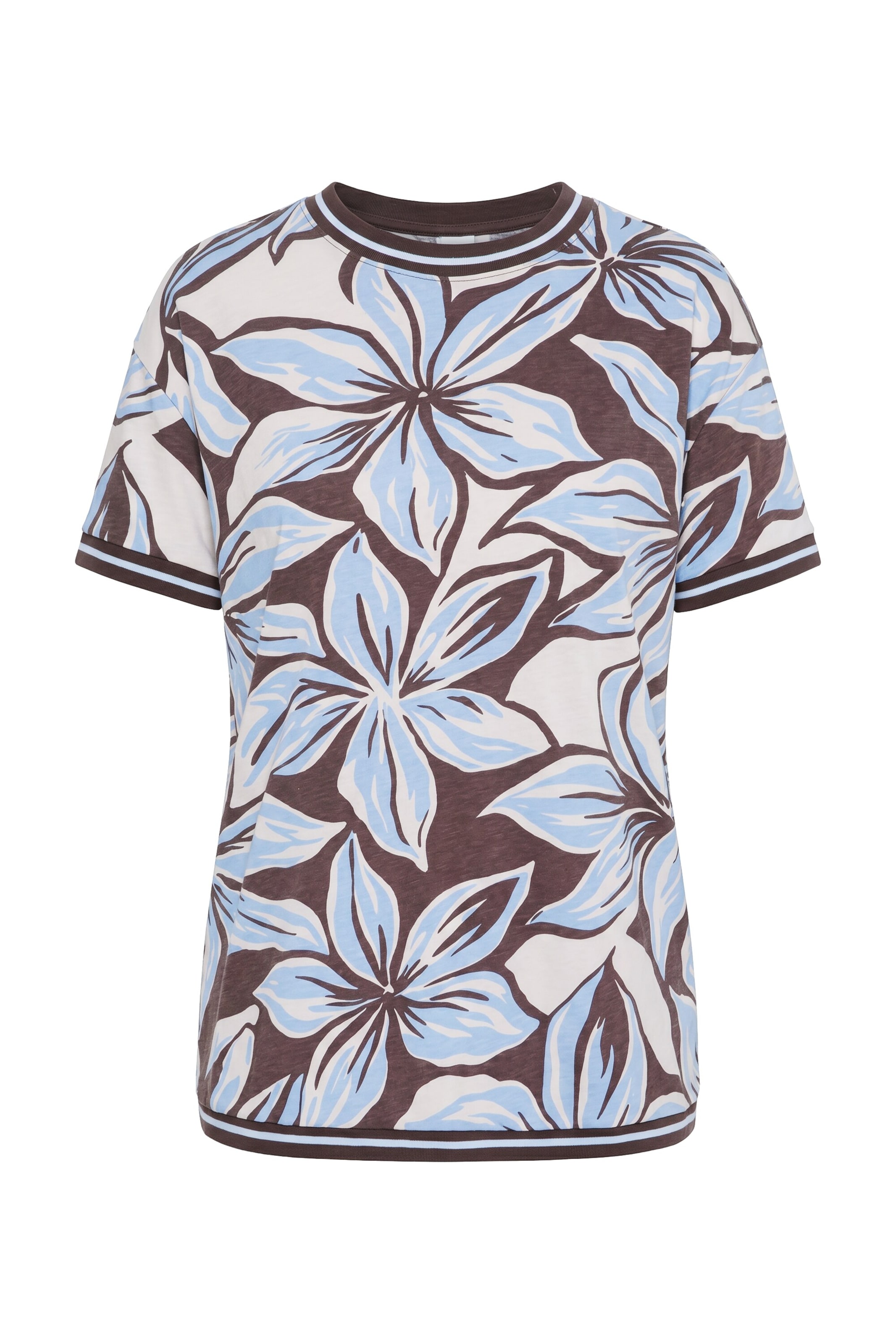 MIAMODA Shirt in Brown: front