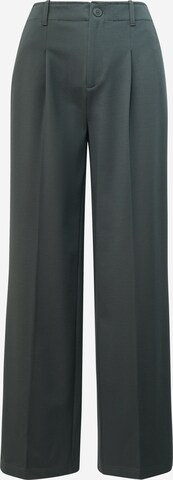 s.Oliver Wide leg Pleat-Front Pants in Grey: front