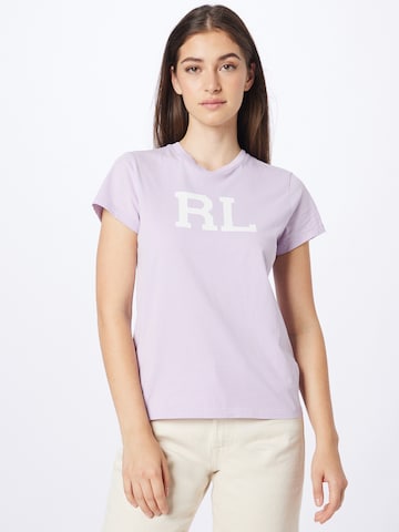 Maglietta di Polo Ralph Lauren in lilla: frontale