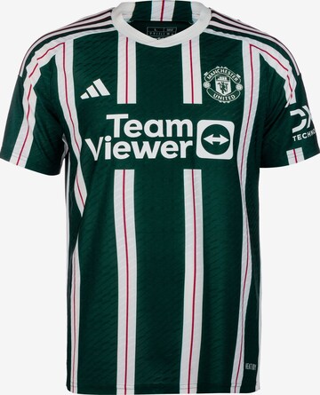 Maglia trikot 'Manchester United  Away Authentic 2022/2023' di ADIDAS PERFORMANCE in verde: frontale