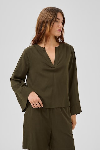 Chemisier 'DiasMW' My Essential Wardrobe en vert : devant