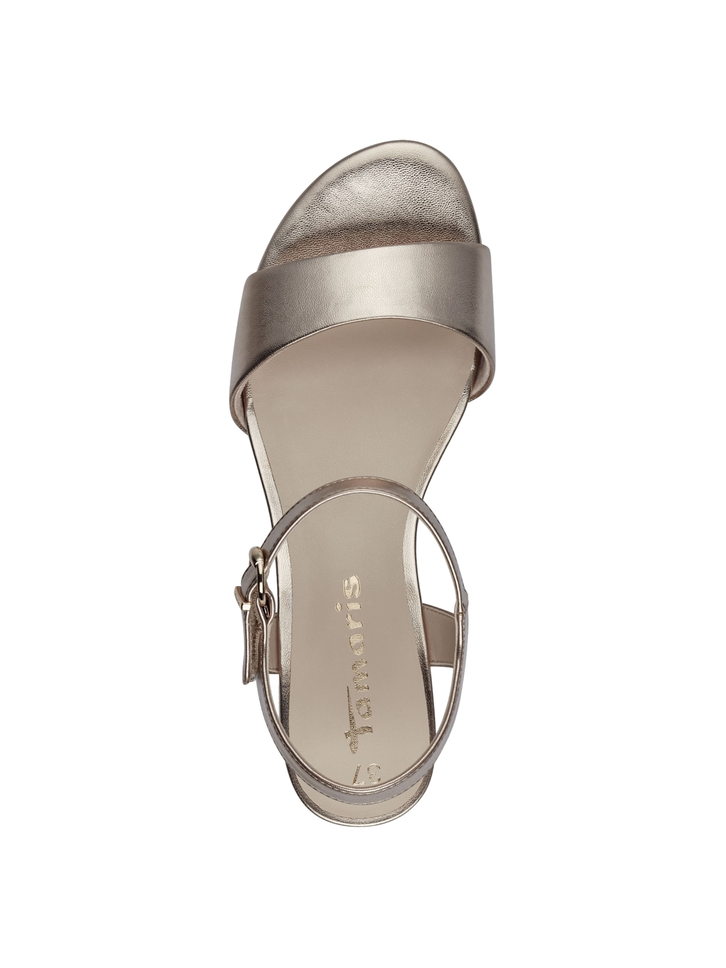 Tamaris Sandaler med rem i guld
