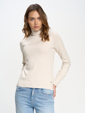 BIG STAR Sweater 'Charleonia' in Beige: front