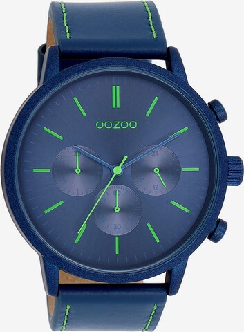 OOZOO Analog Watch in Blue: front