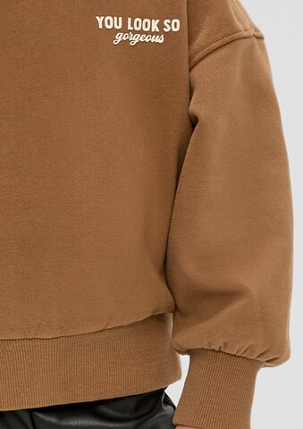 Sweat-shirt s.Oliver en marron