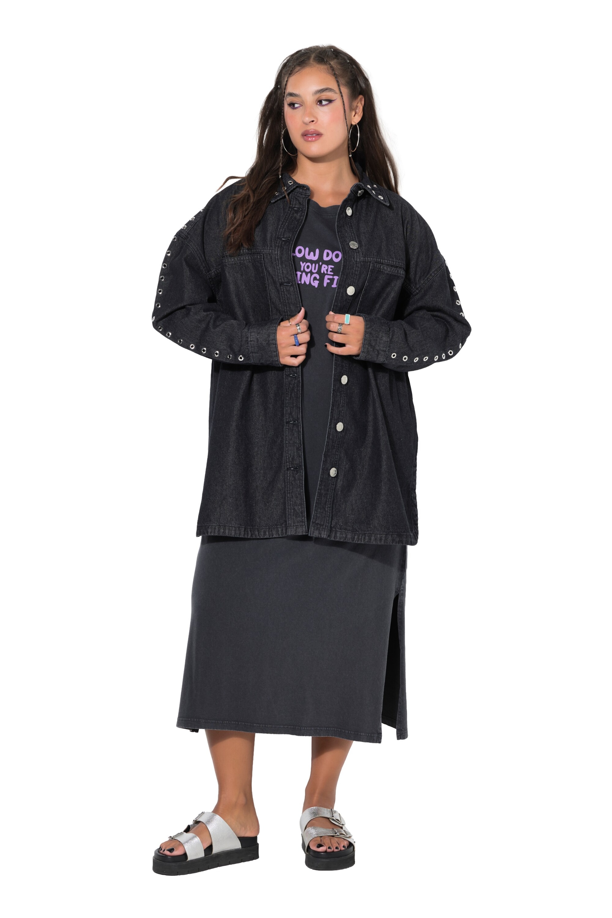 Studio Untold Bluse in Schwarz