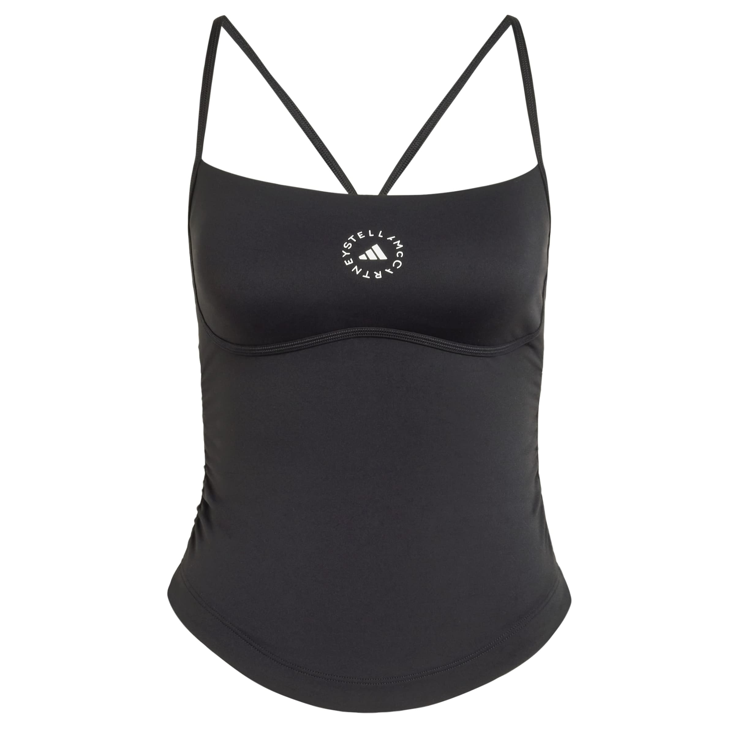 ADIDAS BY STELLA MCCARTNEY Sporttop 'Studio' in Schwarz: Vorderseite