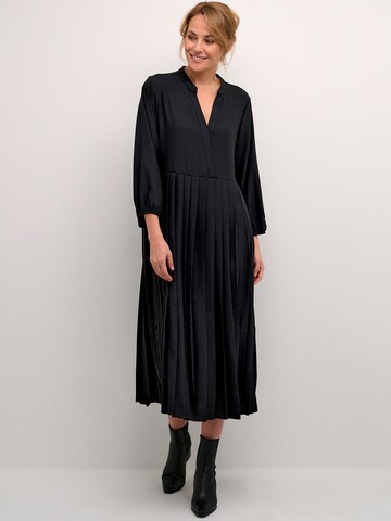 Robe-chemise 'Betty' CULTURE en noir : devant