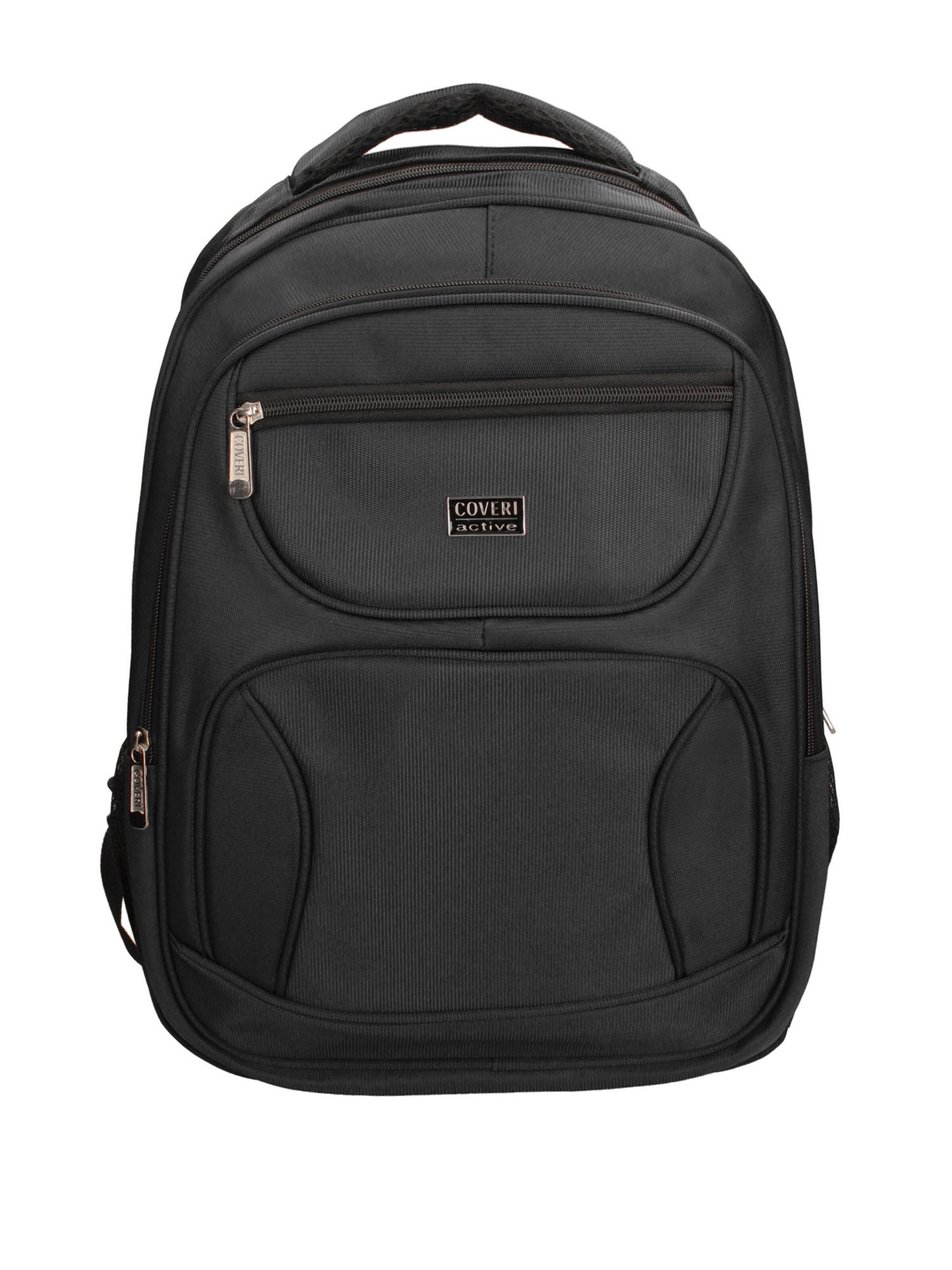 Zaino 'Zaino Coveri Collection Poliestere - Unisex Casual con Zip' di Coveri Collection in nero: frontale